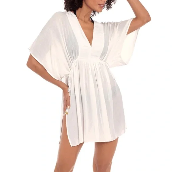 Ralph Lauren White Cover Up/ Tunic - Picture 4 of 10
